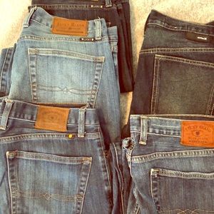 Men’s name brand jeans
